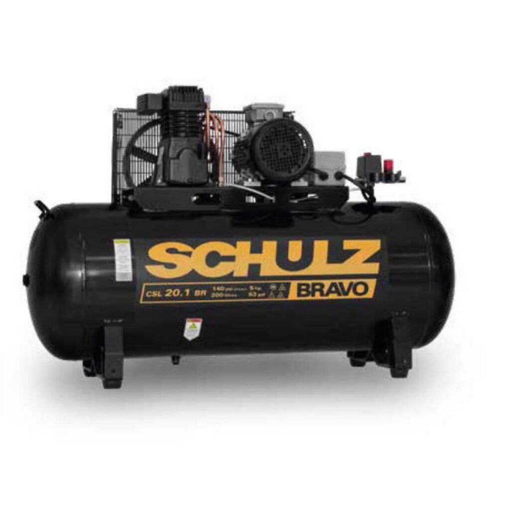 COMPRESOR DE AIRE SCHULZ CSL-10BR 2HP 100L 9.7BAR 10CFM » SERVICOMP