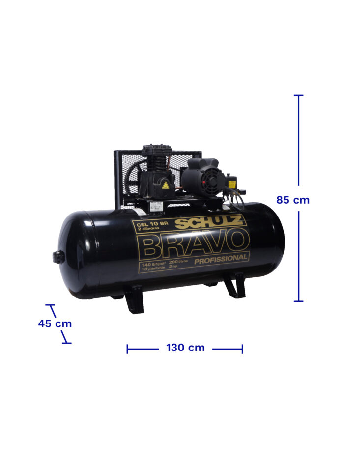 COMPRESOR CSL-10BR/200 DIMENSIONES