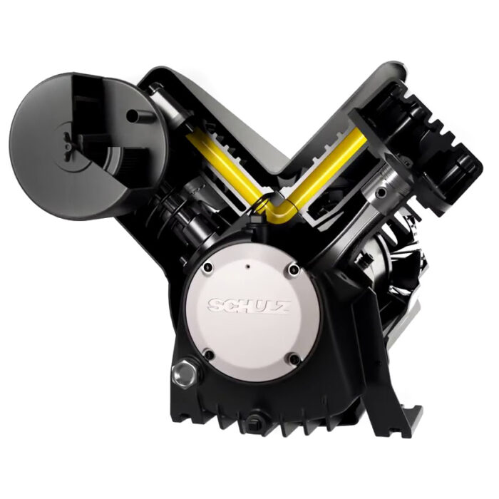 COMPRESOR DE AIRE SCHULZ AUDAZ MCSV-20 5HP 200L 12BAR 20CFM - Imagen 6