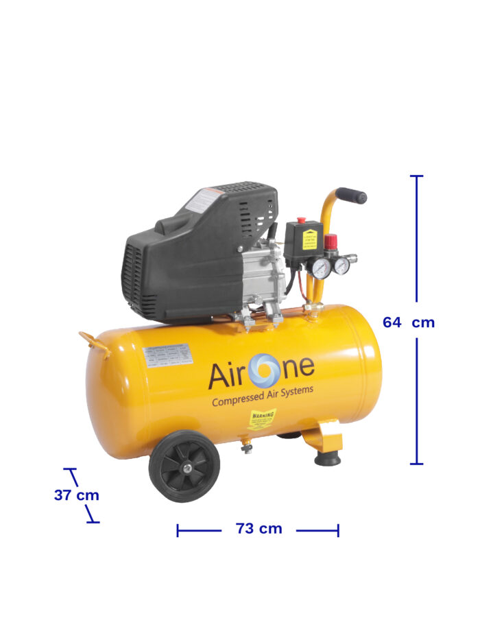 COMPRESOR AIRONE 2HP 50 Dimensiones