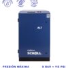 COMPRESOR SCROLL AIRONE LIBRE DE ACEITE 7HP 380VOLT 8.3BAR 24CFM. FRENTE