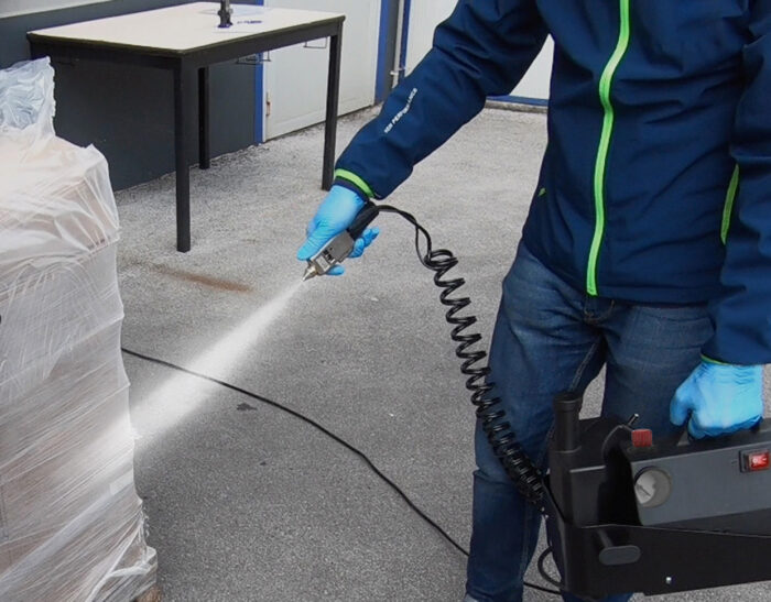 SANITIZADOR NEBULIZADOR PORTÁTIL CON COMPRESOR AIRONE 220V - Imagen 4