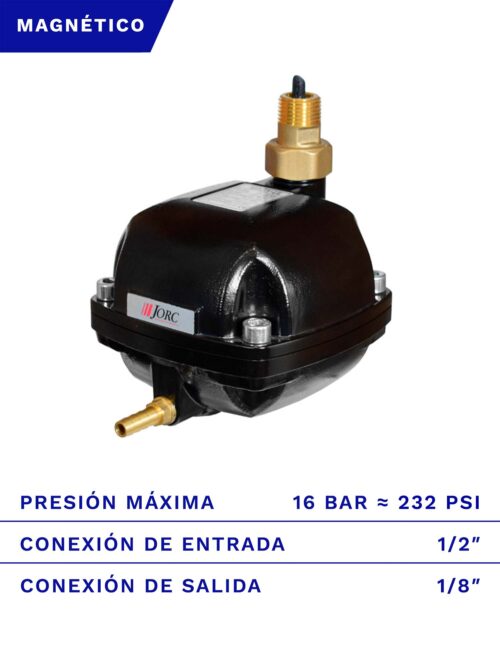 PURGADOR MAGNÉTICO JORC 16BAR 1/2" FRENTE