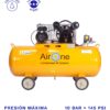 COMPRESOR AIRONE 3.0 HP 200LTS. FRENTE