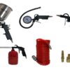 KIT ACCESORIOS PARA COMPRESOR 8 PZS AIRONE GRAVEDAD DETALLE