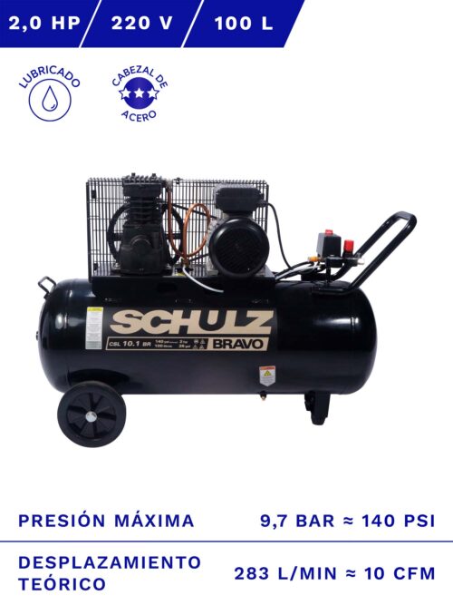 COMPRESOR SCHULZ CSL-10.1/100 FRENTE